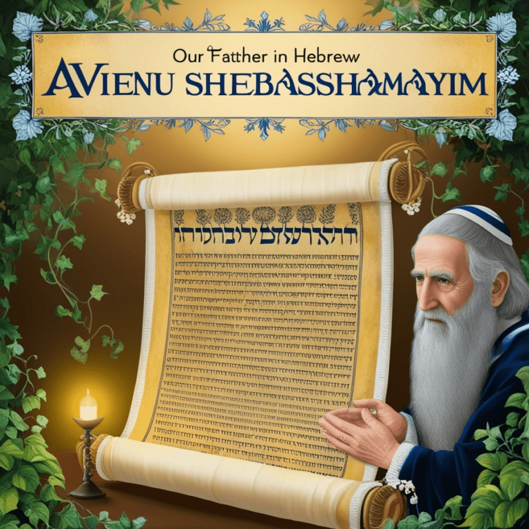 padre nuestro en hebreo