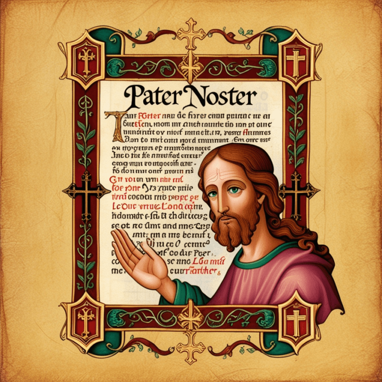 padre nuestro en latín