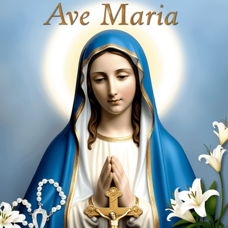 oracion ave maria