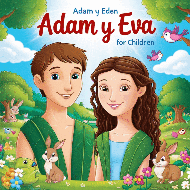 Ad n Y Eva En El Jard n Del Ed n Historia Biblica Para Ni os